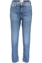 JEANS EM ALGODÃO CALVIN KLEIN MULHER AZUIS