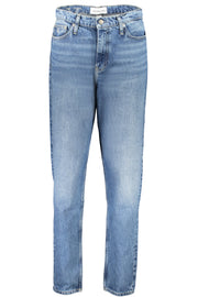 JEANS EM ALGODÃO CALVIN KLEIN MULHER AZUIS