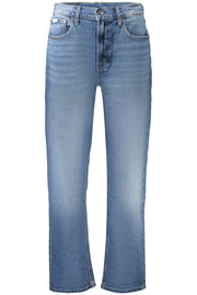 JEANS EM ALGODÃO CALVIN KLEIN MULHER AZUIS