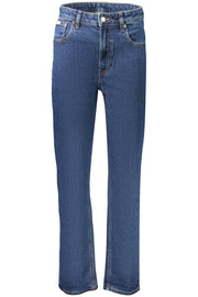 JEANS EM ALGODÃO CALVIN KLEIN MULHER AZUIS