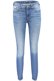 JEANS EM ALGODÃO CALVIN KLEIN MULHER AZUIS