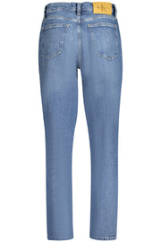 JEANS EM ALGODÃO CALVIN KLEIN MULHER AZUIS