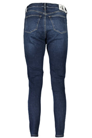 CALVIN KLEIN WOMEN'S BLUE DENIM JEANS