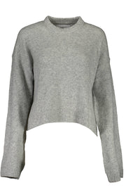 GREY CALVIN KLEIN WOMEN'S SWEATSHIRT