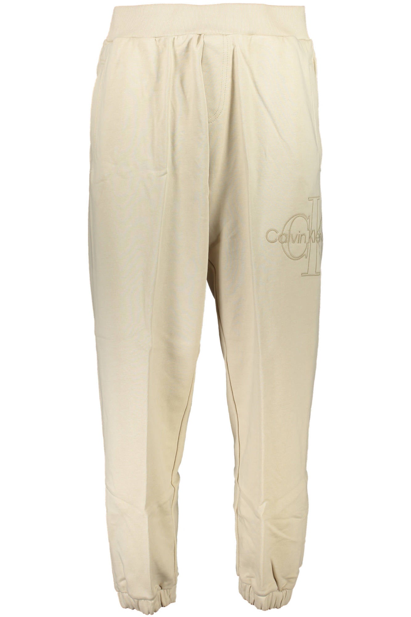 MEN'S BEIGE CALVIN KLEIN TROUSERS