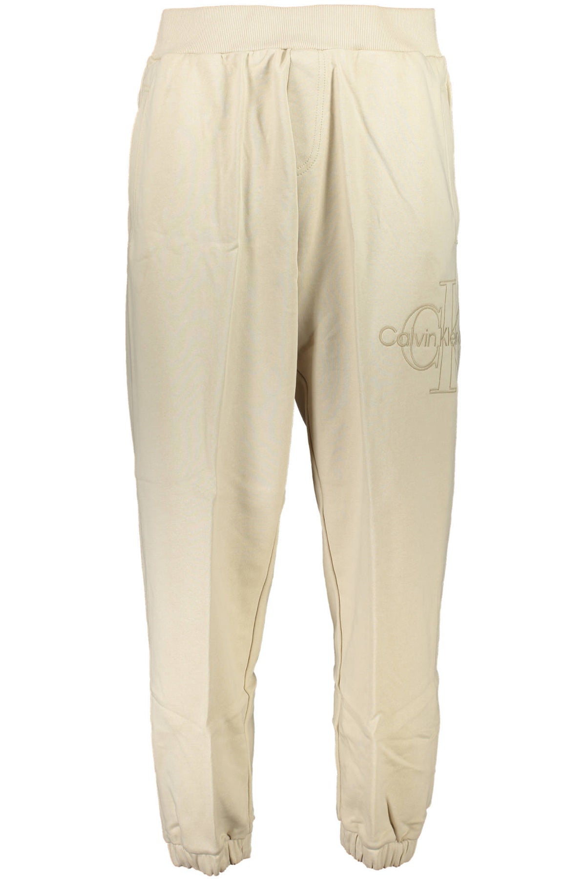 MEN'S BEIGE CALVIN KLEIN TROUSERS