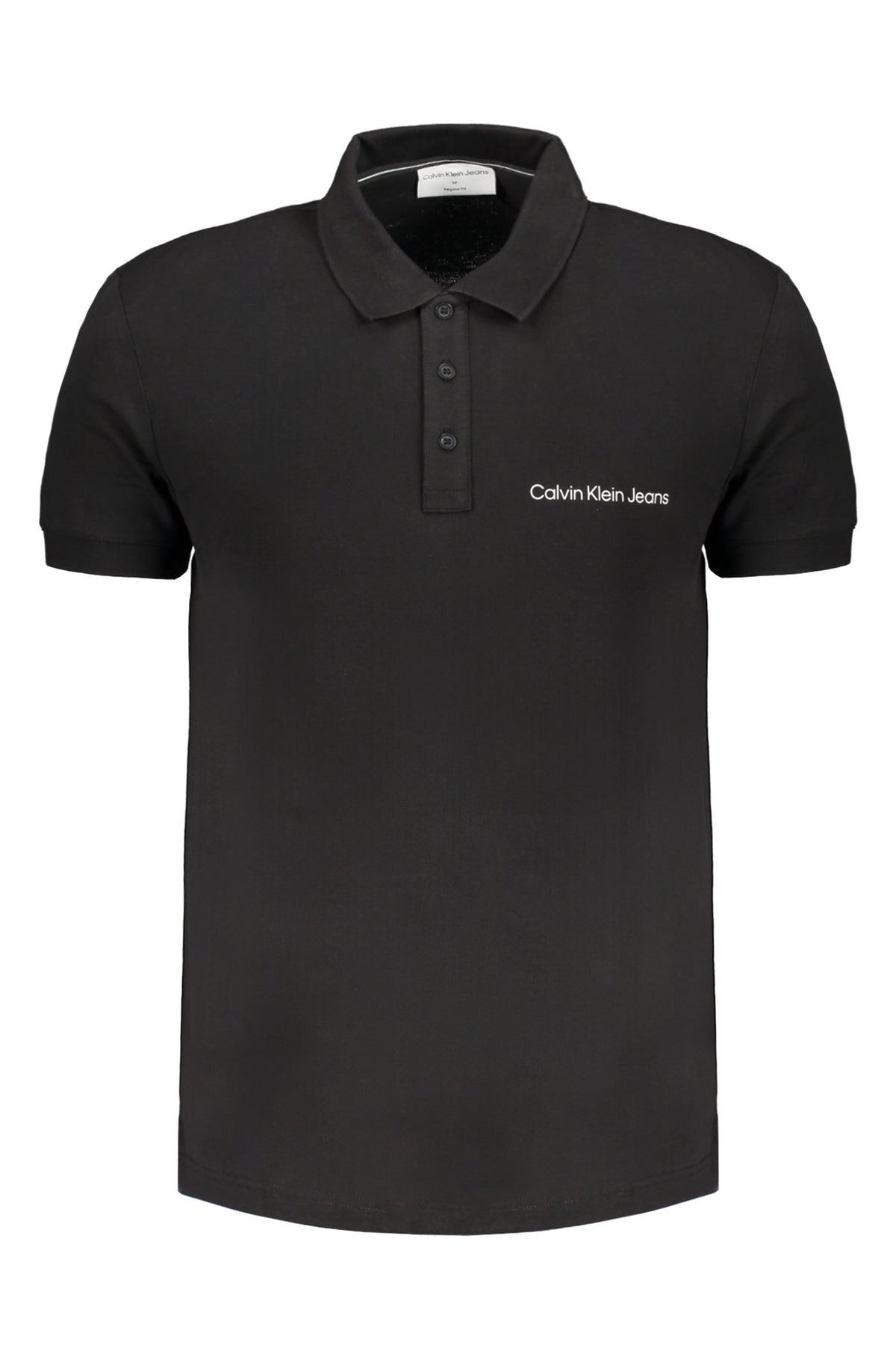 CAMISA POLO CALVIN KLEIN PRETA MASCULINA DE MANGA CURTA