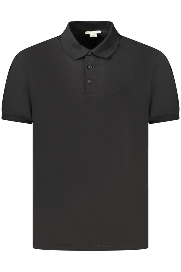 POLO DE MANGA CURTA CALVIN KLEIN HOMEM PRETO