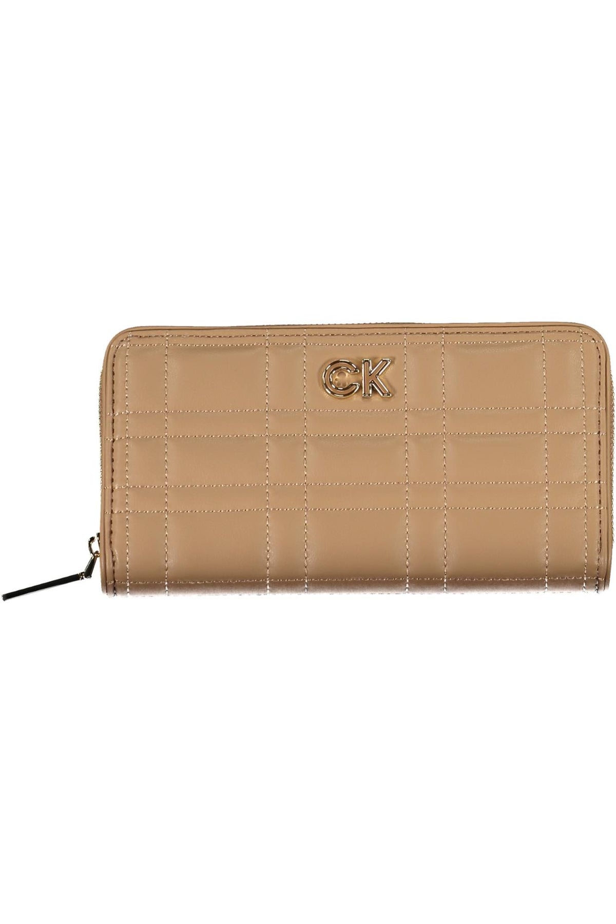 CALVIN KLEIN BEIGE WOMEN'S WALLET