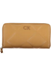 CARTEIRA COM FECHO CALVIN KLEIN MULHER CASTANHA