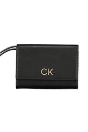 CARTEIRA COM FECHO CALVIN KLEIN MULHER PRETA