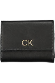 CARTEIRA COM LOGÓTIPO CALVIN KLEIN MULHER PRETA