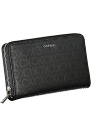 CARTEIRA COM LOGÓTIPO CALVIN KLEIN MULHER PRETA