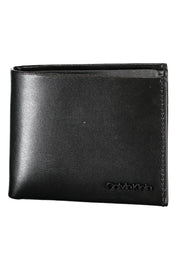 CARTEIRA EM COURO CALVIN KLEIN HOMEM PRETA