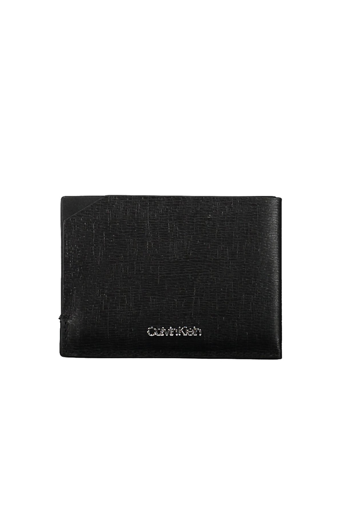 CARTEIRA EM COURO CALVIN KLEIN HOMEM PRETA