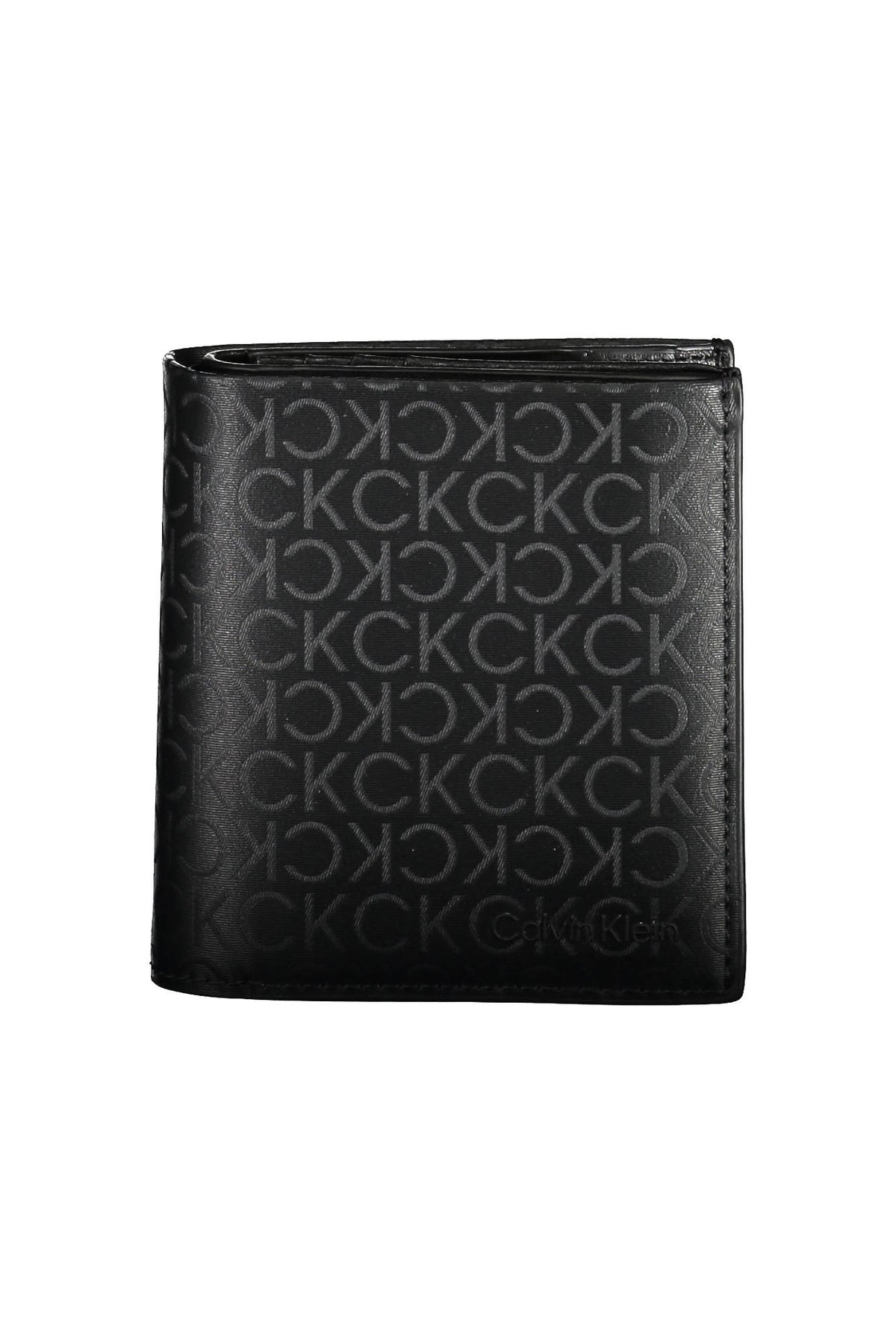 CARTEIRA COM LOGÓTIPO CALVIN KLEIN HOMEM PRETA