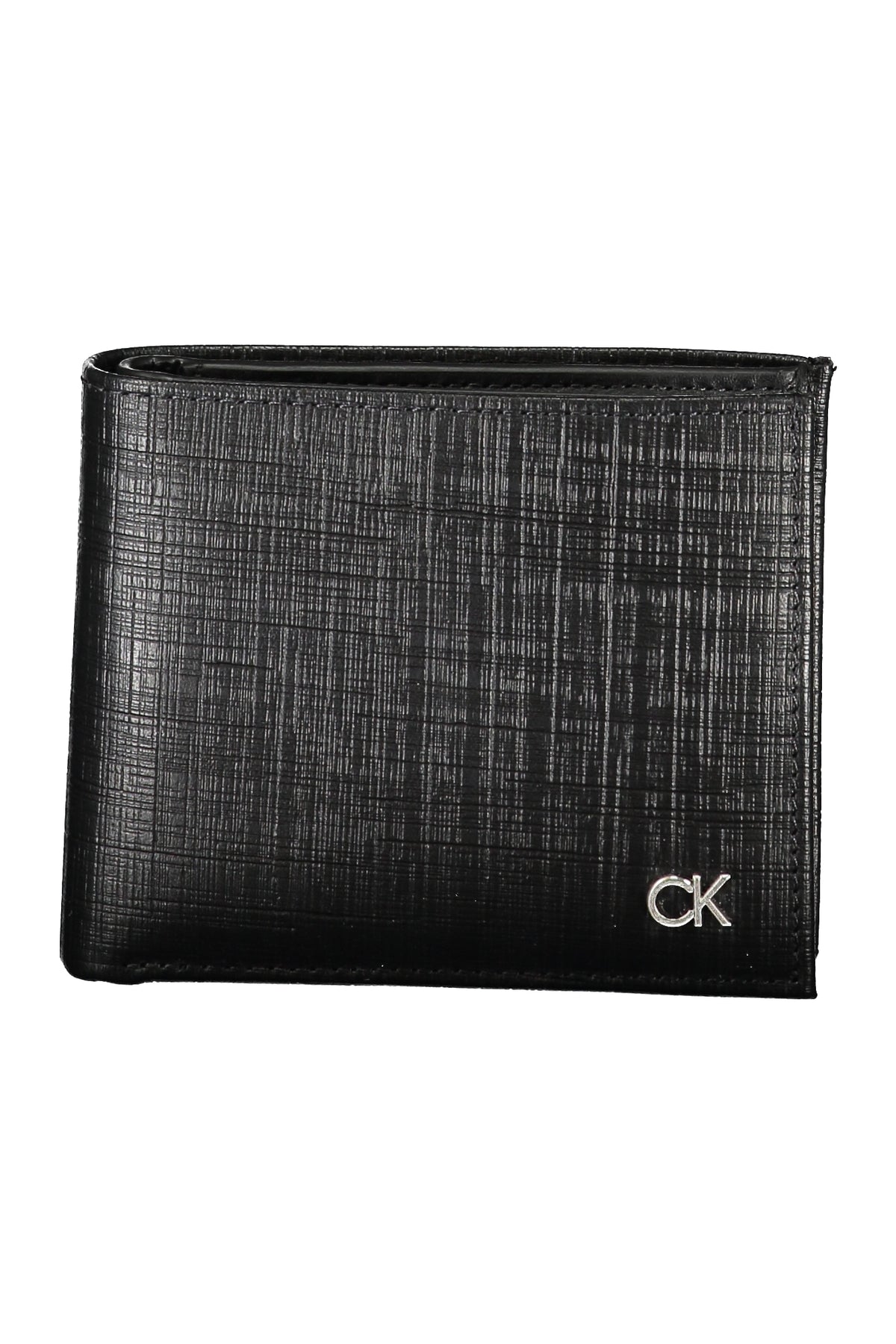 CARTEIRA EM COURO CALVIN KLEIN HOMEM PRETA