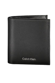 CARTEIRA EM COURO CALVIN KLEIN HOMEM PRETA