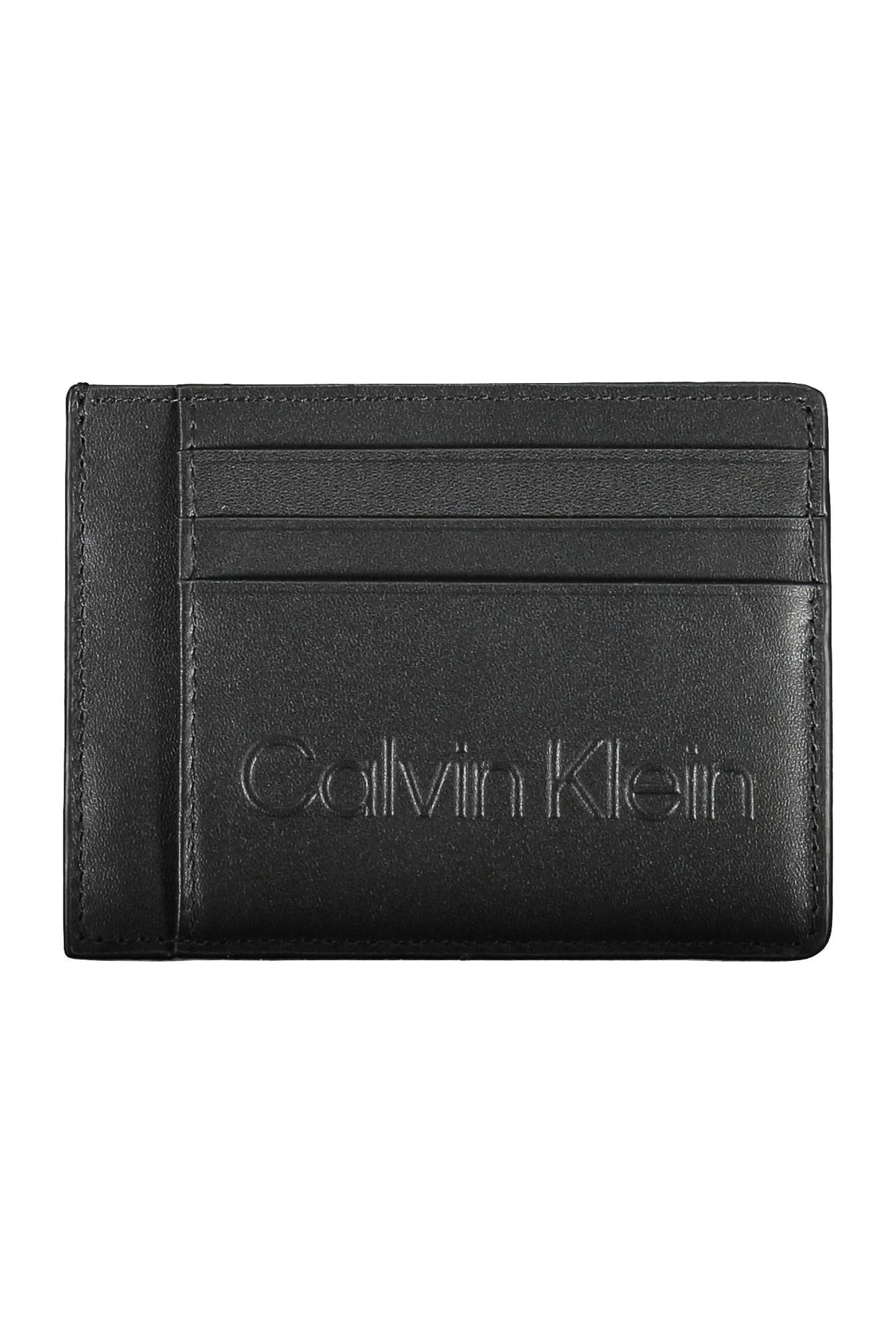 CARTEIRA COM ESTAMPADO CALVIN KLEIN HOMEM PRETA