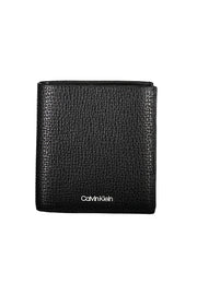 CARTEIRA EM COURO CALVIN KLEIN HOMEM PRETA