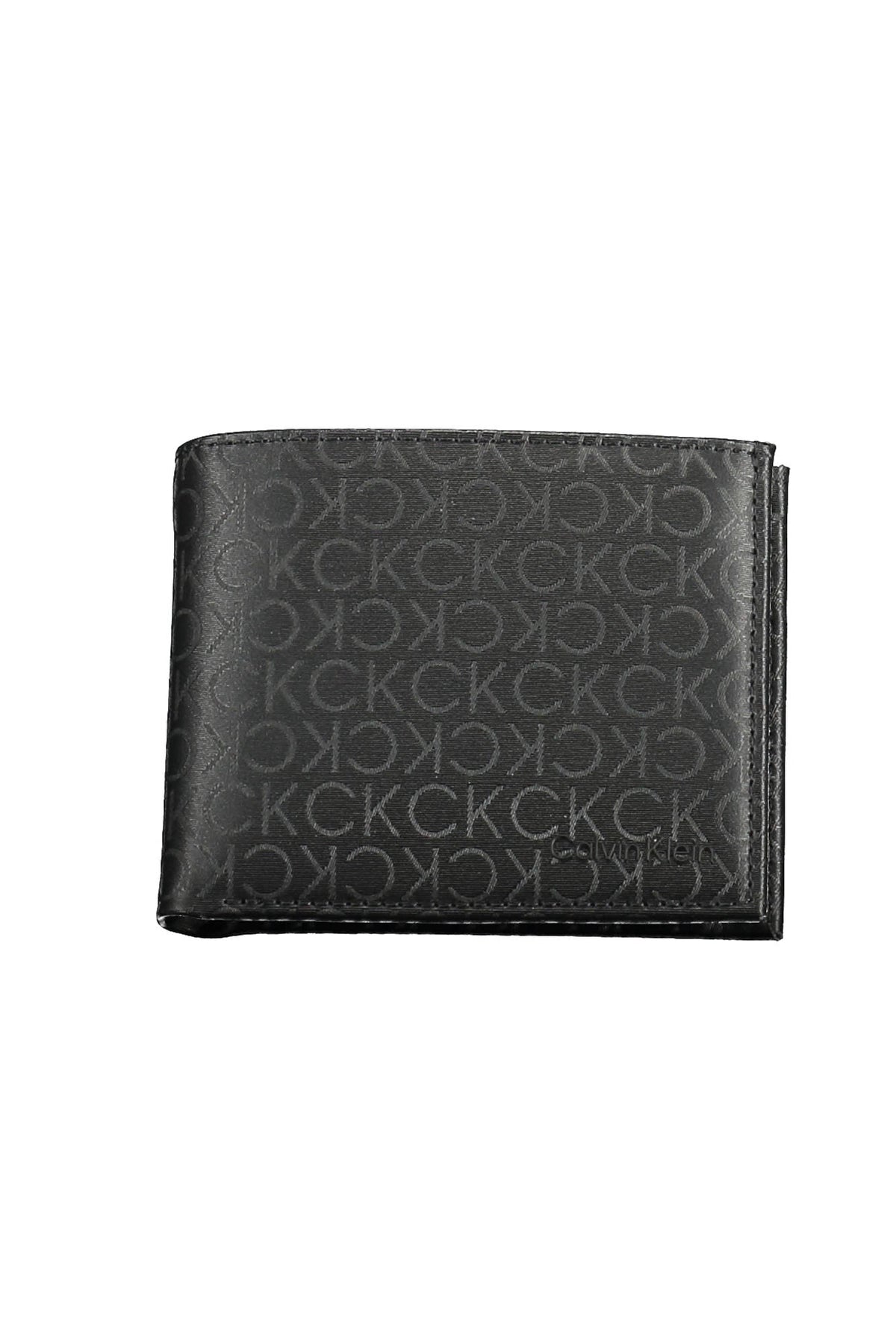 CARTEIRA COM LOGÓTIPO CALVIN KLEIN HOMEM PRETA