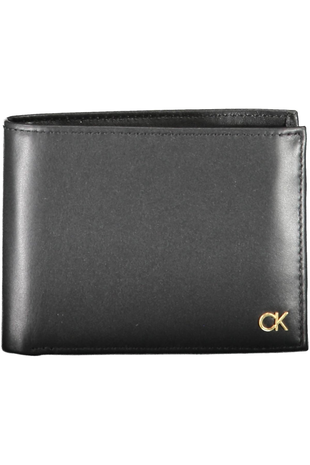 CARTEIRA EM COURO CALVIN KLEIN HOMEM PRETA
