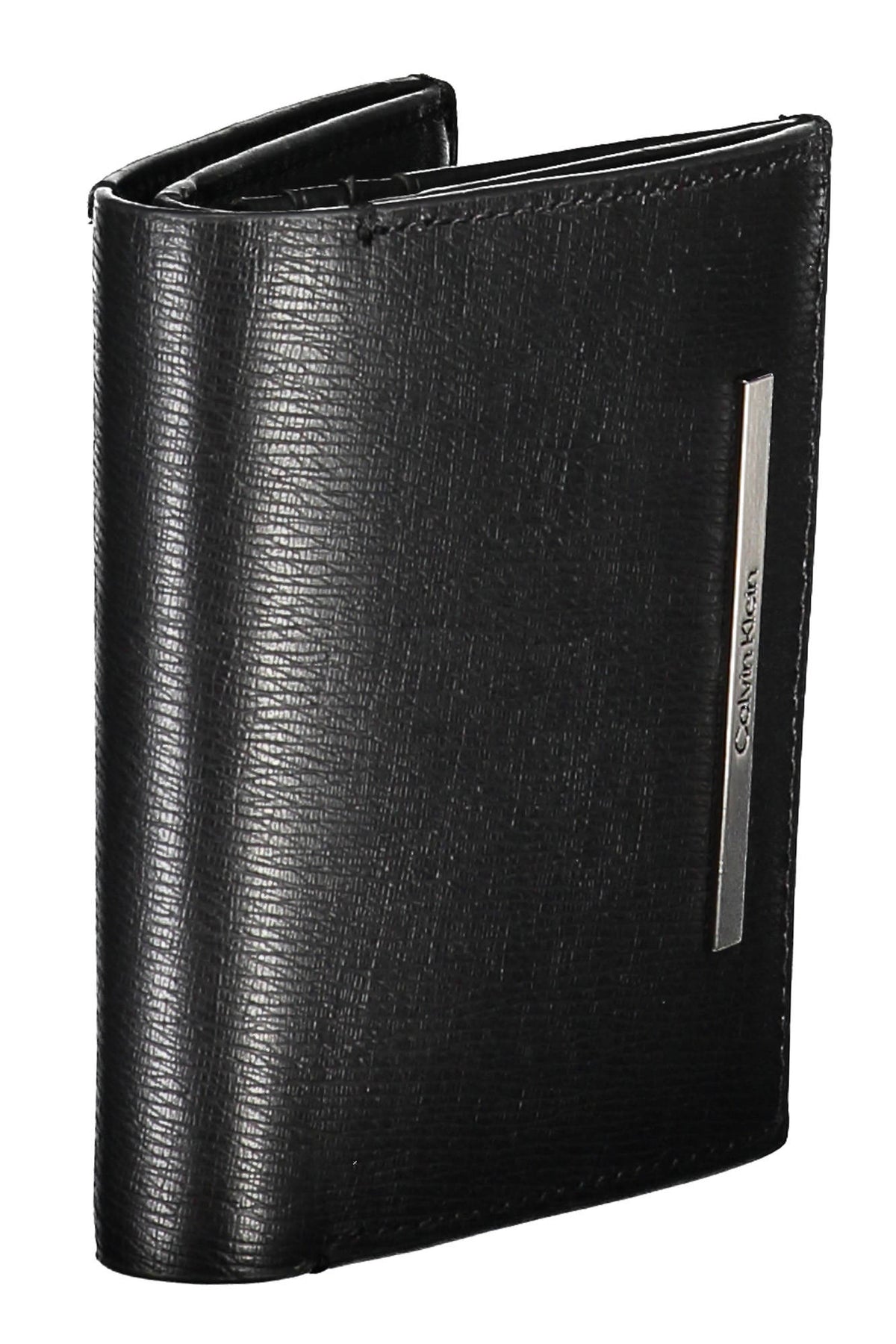 CARTEIRA EM COURO CALVIN KLEIN HOMEM PRETA