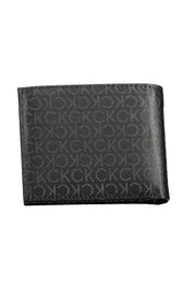 CARTEIRA COM LOGÓTIPO CALVIN KLEIN HOMEM PRETA