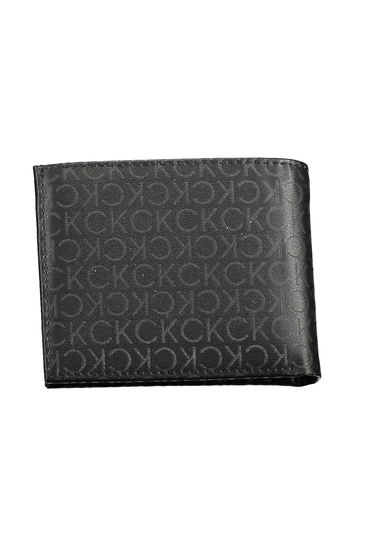 CARTEIRA COM LOGÓTIPO CALVIN KLEIN HOMEM PRETA