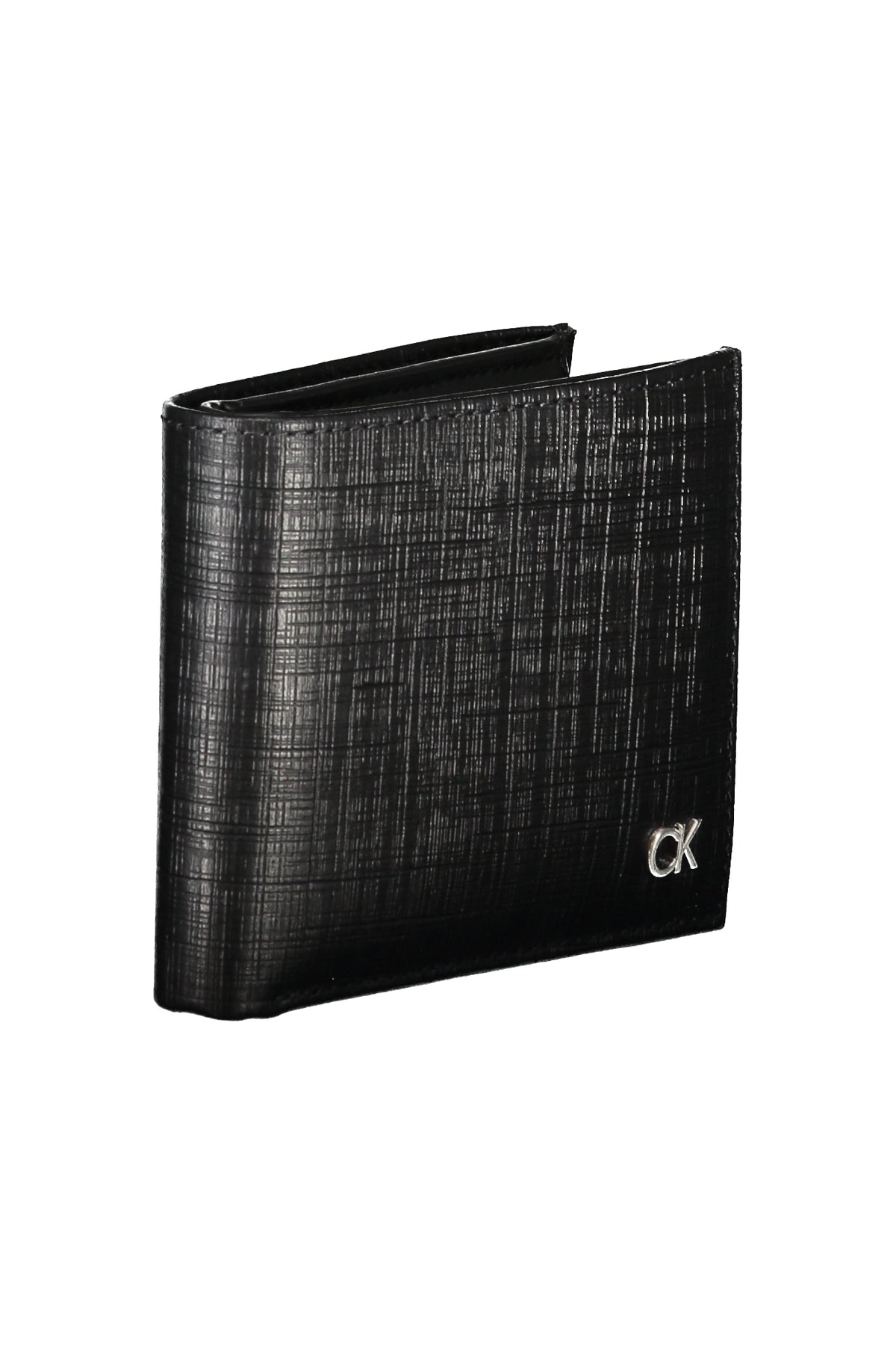 CARTEIRA EM COURO CALVIN KLEIN HOMEM PRETA