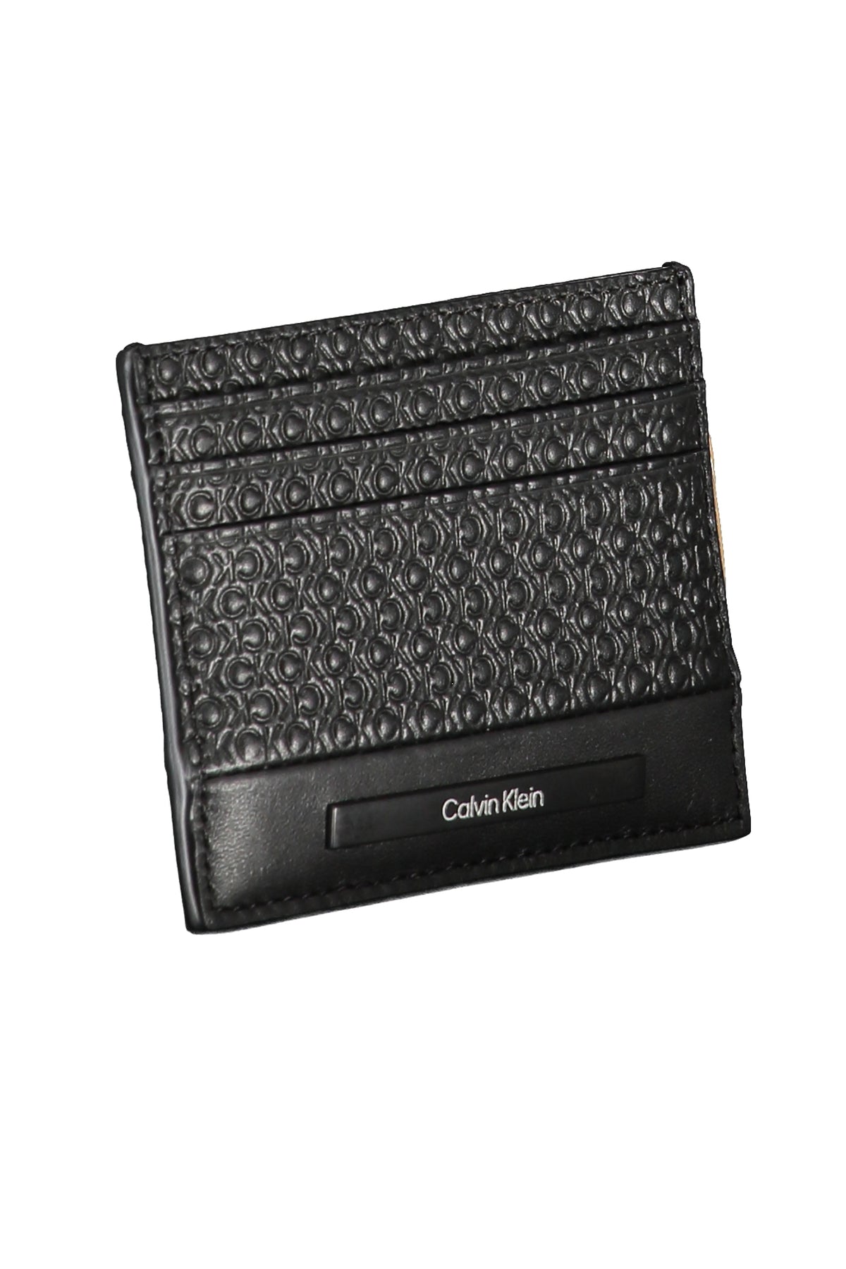 CARTEIRA COM LOGÓTIPO CALVIN KLEIN HOMEM PRETA