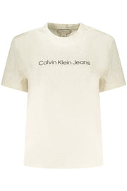 T-SHIRTS CALVIN KLEIN MULHER BEGES