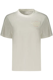 T-SHIRT EM ALGODÃO CALVIN KLEIN MULHER BRANCA