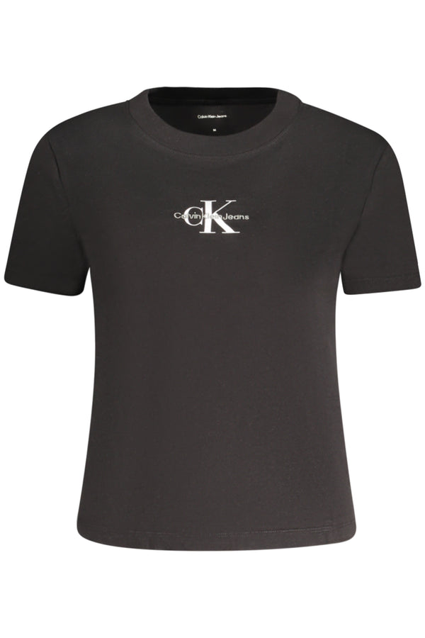 CALVIN KLEIN T-SHIRT MANGA CURTA MULHER PRETA