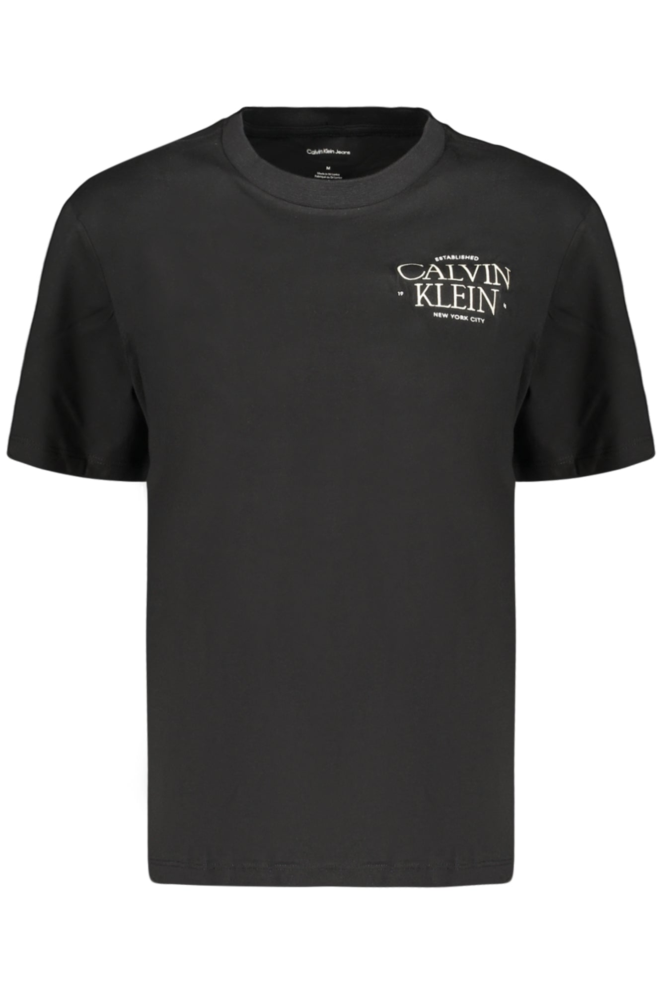 T-SHIRT EM ALGODÃO CALVIN KLEIN MULHER PRETA