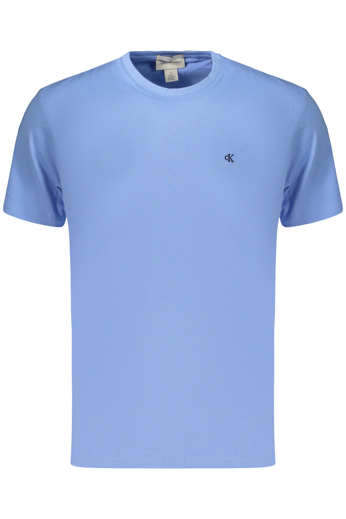 T-SHIRT EM ALGODÃO CALVIN KLEIN HOMEM AZUL CLARO