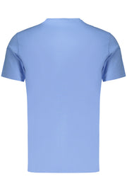 T-SHIRT EM ALGODÃO CALVIN KLEIN HOMEM AZUL CLARO