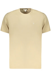 T-SHIRT EM ALGODÃO CALVIN KLEIN HOMEM BEGE