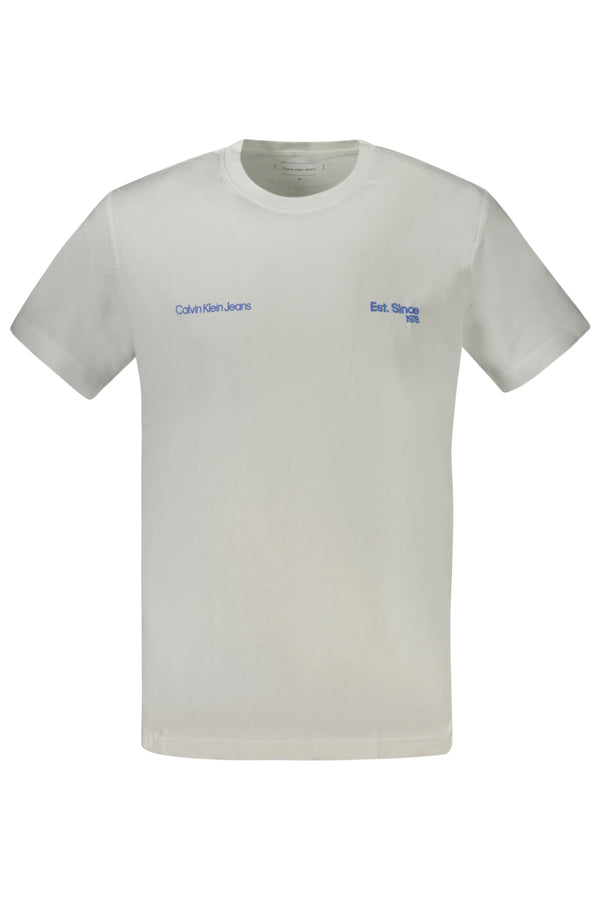 CAMISETA DE MANGA CURTA CALVIN KLEIN HOMEM BRANCA