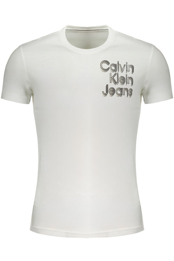 CAMISETA DE MANGA CURTA CALVIN KLEIN MASCULINA BRANCA
