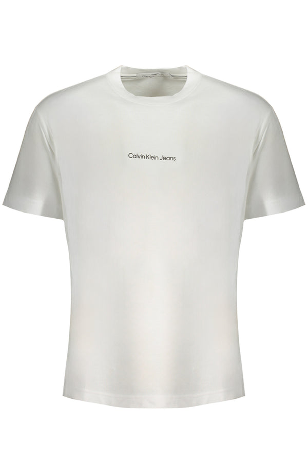 CAMISETA DE MANGA CURTA CALVIN KLEIN MASCULINA BRANCA