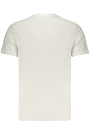 T-SHIRT EM ALGODÃO CALVIN KLEIN HOMEM BRANCA