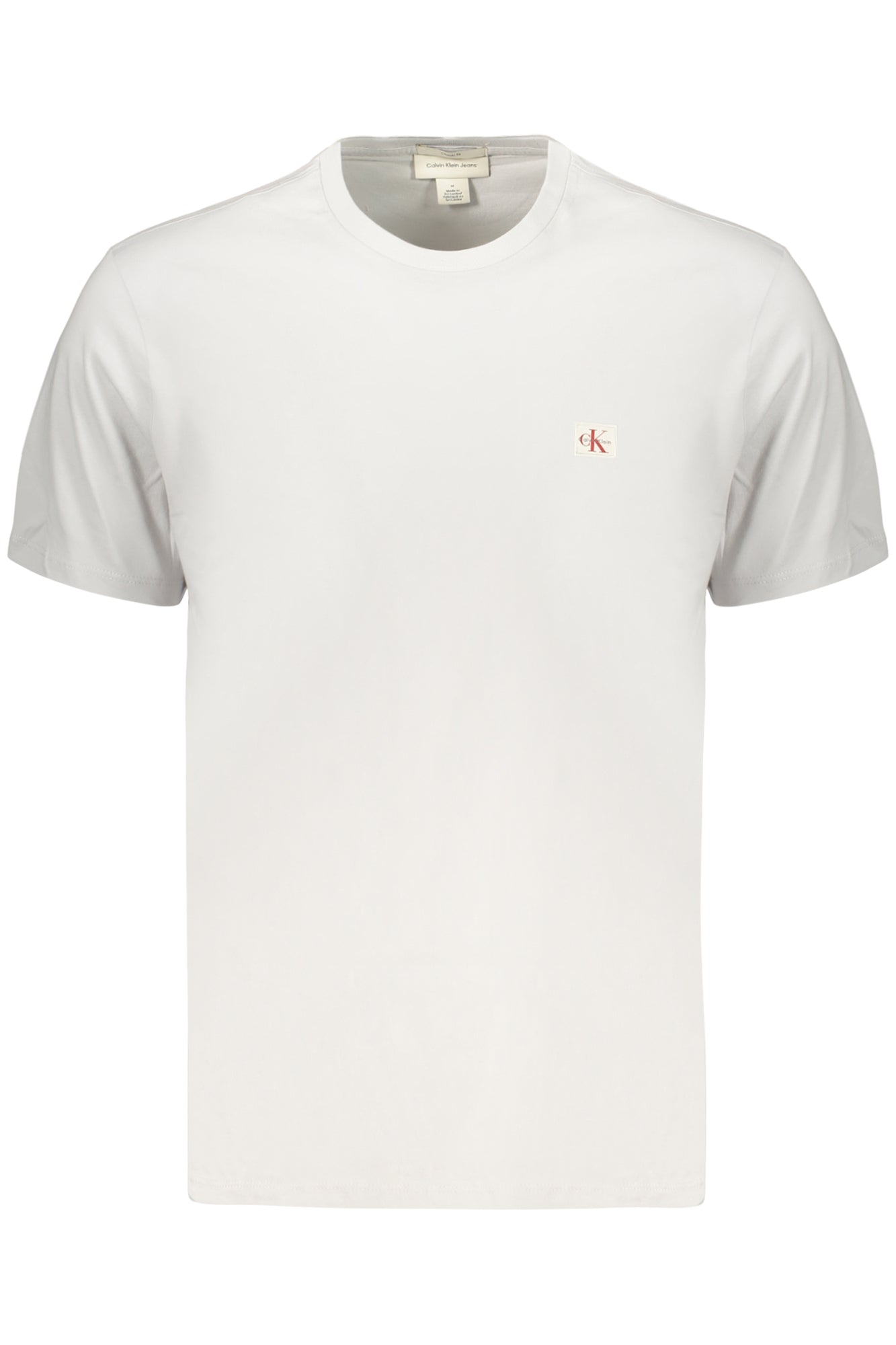 T-SHIRT EM ALGODÃO CALVIN KLEIN HOMEM CINZENTA