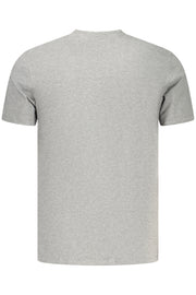 T-SHIRT EM ALGODÃO CALVIN KLEIN HOMEM CINZENTA
