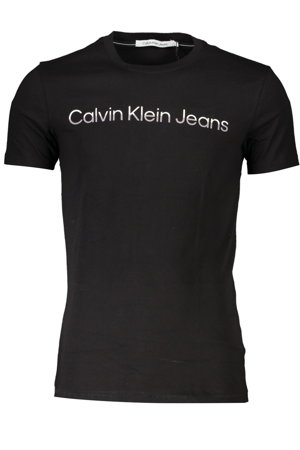 T-SHIRT EM ALGODÃO CALVIN KLEIN HOMEM PRETA