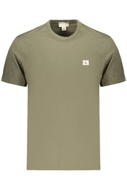T-SHIRT EM ALGODÃO CALVIN KLEIN HOMEM VERDE