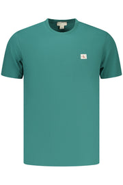 T-SHIRT EM ALGODÃO CALVIN KLEIN HOMEM VERDE