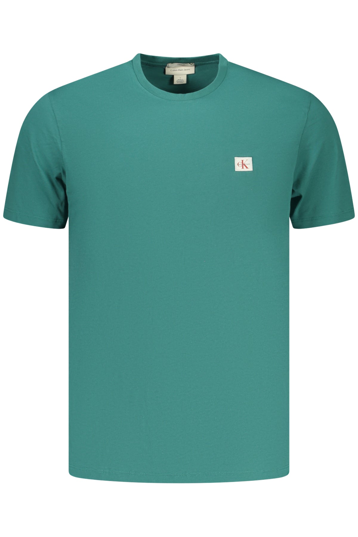 T-SHIRT EM ALGODÃO CALVIN KLEIN HOMEM VERDE
