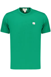 T-SHIRT EM ALGODÃO CALVIN KLEIN HOMEM VERDE