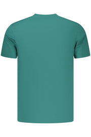 T-SHIRT EM ALGODÃO CALVIN KLEIN HOMEM VERDE